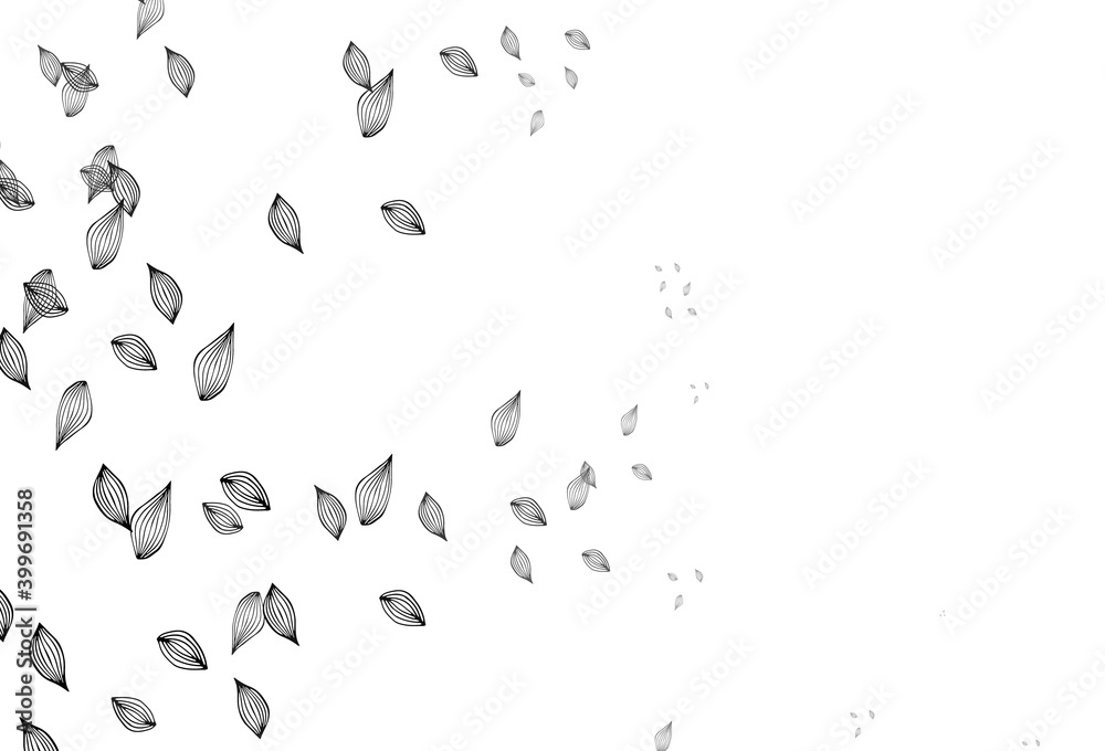Light Silver, Gray vector hand painted background.