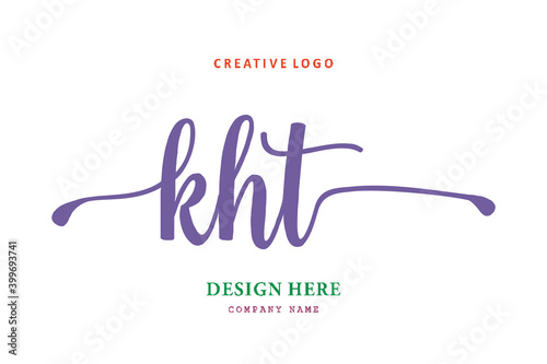 KHT lettering logo is simple, easy to understand and authoritative