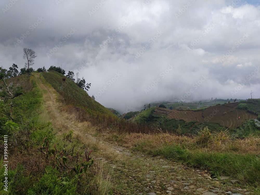 clouds over the mountain clouds over the mountain