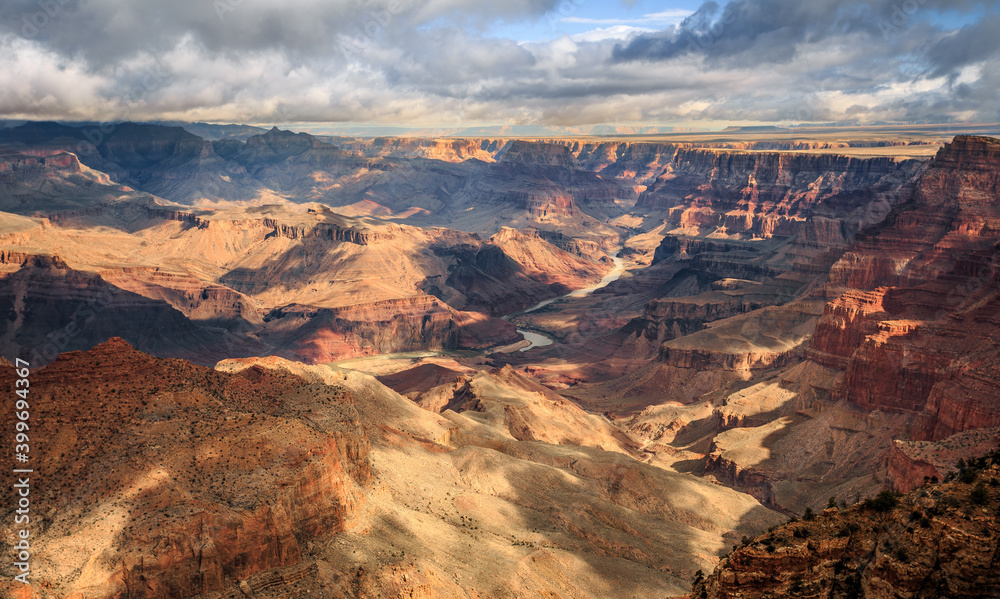 Morning Clouds on the Grand Canyon at Desert View, Grand Canyon National Park, Arizona