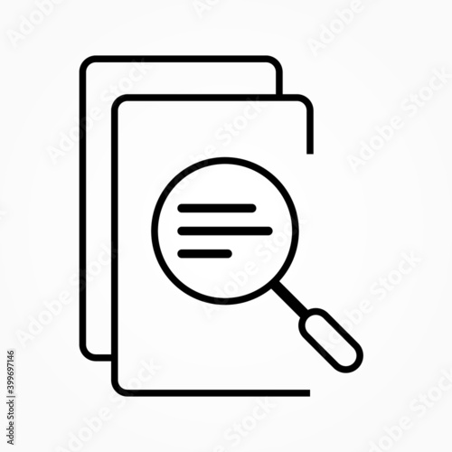 document search symbol