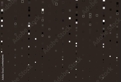 Light Black vector pattern with crystals, rectangles.