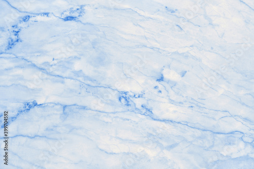 Blue pastel marble texture background, top counter top-view of natural tiles stone in luxury and seamless glitter pattern.