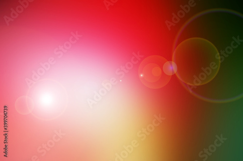 Abstract blurry light space