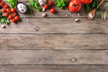 Cooking ingredients background