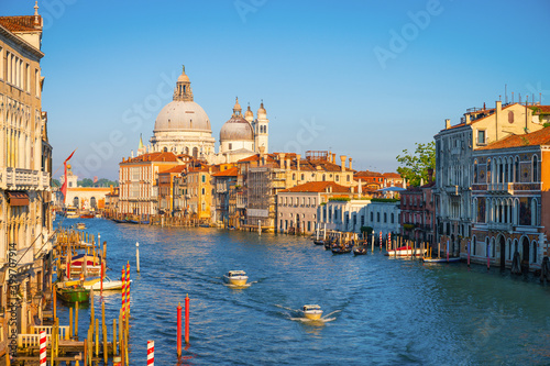 Grand Canal and Basilica Santa Maria della Salute in Venice, Italy © Pawel Pajor