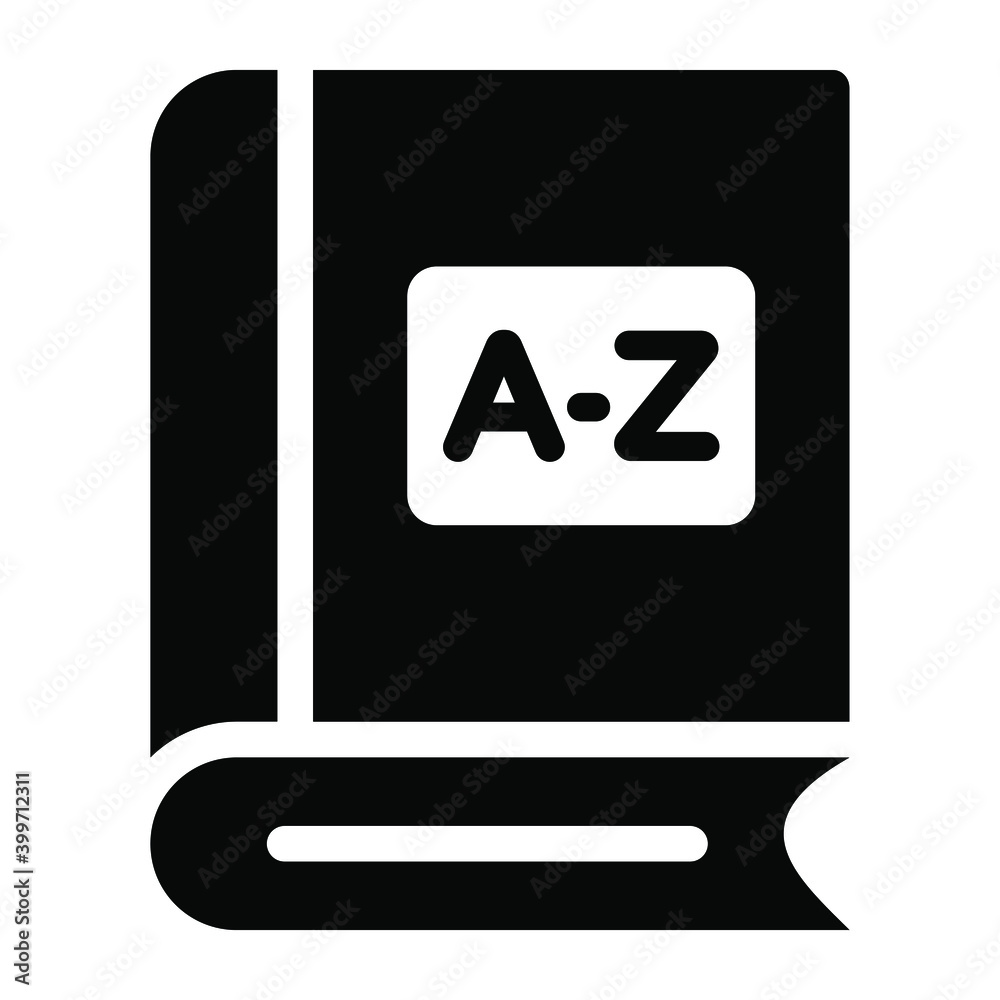 A geography book icon in solid editable design
A geography book icon in solid editable design
