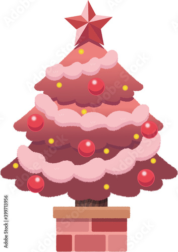 クリスマスツリー, ツリー, クリスマス, クリスマスイヴ, クリスマスイブ, 冬, イベント, サンタクロース, 12月, 年中行事, 聖夜, 飾り, イルミネーション, イヴ, イブ, オーナメント, メリークリスマス, 装飾, かわいい, 木, イラスト, ベクター, 行事, クリスマスイメージ, ライトアップ, パターン, デコレーション, 素材, デザイン