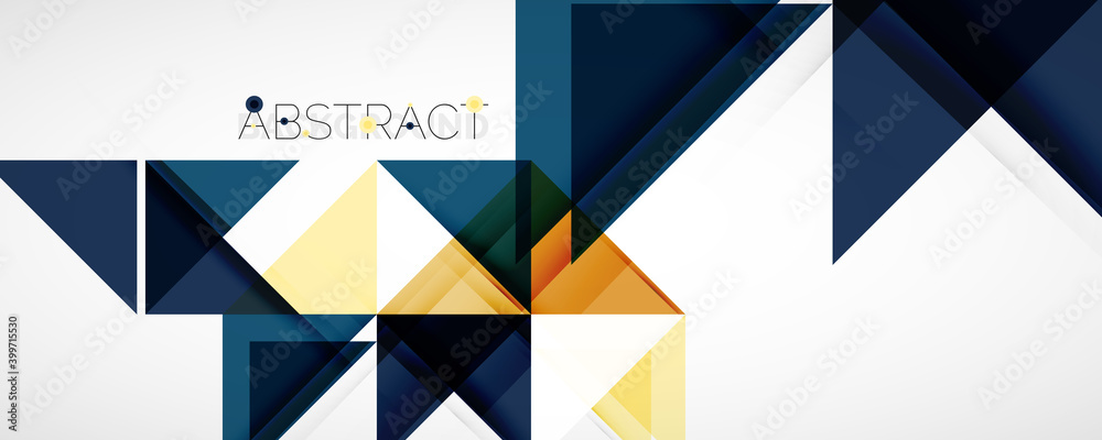 Set of vector triangle geometric backgrounds. Vector illustration for covers, banners, flyers and posters and other designs Set of vector triangle geometric backgrounds. Vector illustration for covers, banners, flyers and posters and other designs