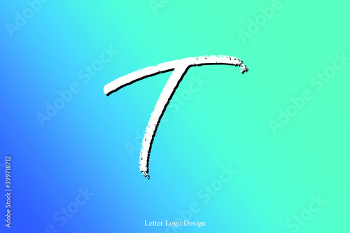 Elegant Logo of Letter " T " Letter Based Minimalist LOGO 