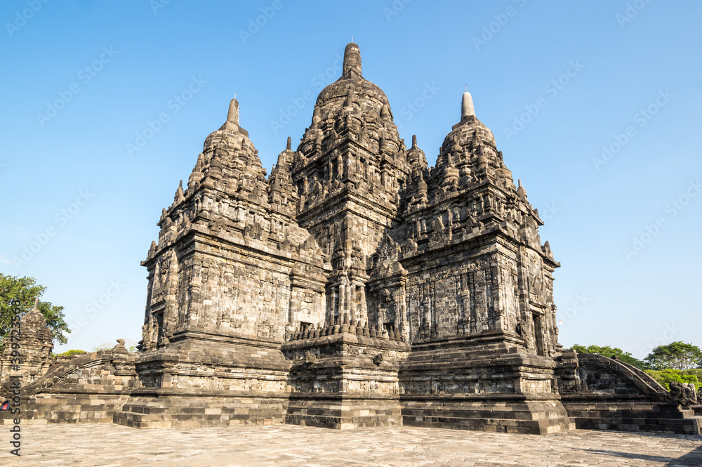 Prambanan or Rara Jonggrang is a 9th-century Hindu temple compound in Yogyakarta, Indonesia