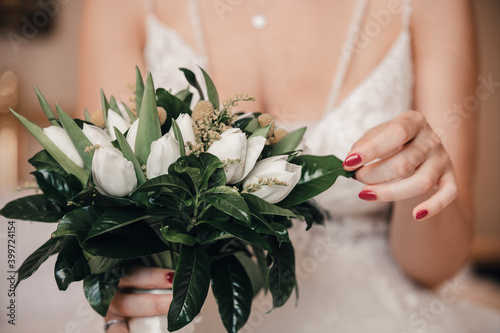  bellissimo Bouquet sposa bianco  photo