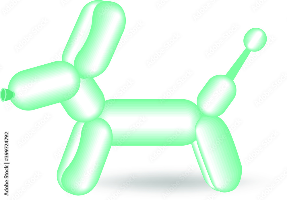 baby doggy balloon. vector illustration baby doggy balloon. vector illustration