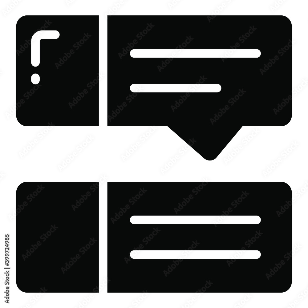 chatting glyph icon, school and education icon chatting glyph icon, school and education icon
