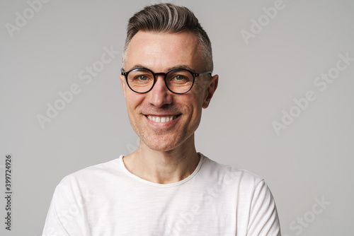 Portrait of happy smiling confident man isolated © Drobot Dean
