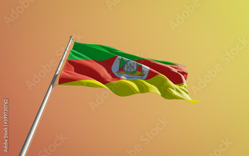 Rio Grande do Sul Brazil State Flag