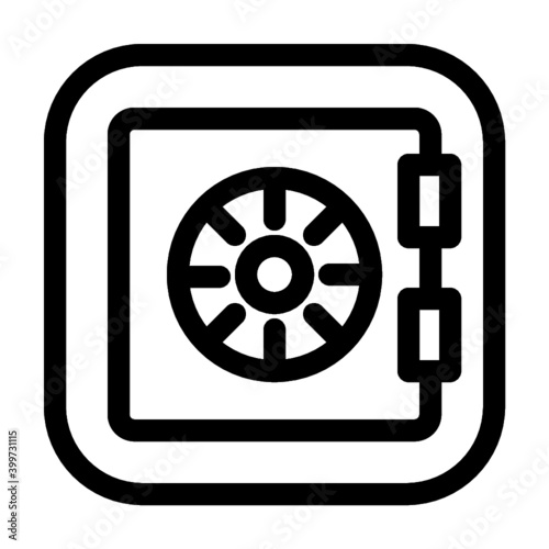 Modern Bank Vault Icon
