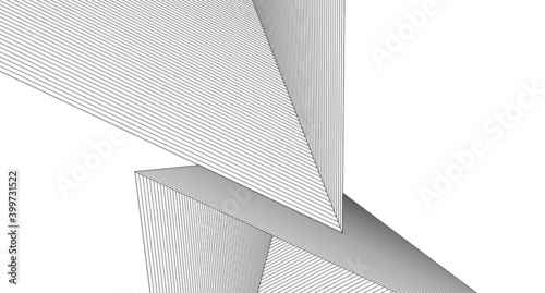 
modern abstract architecture linear design