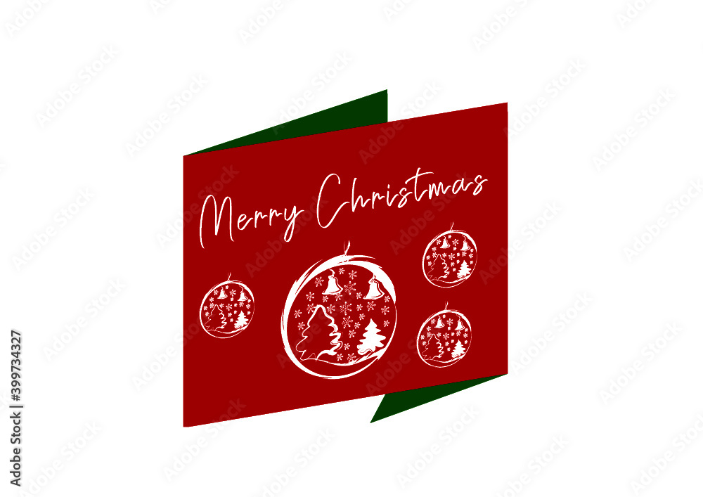 CMYK Merry Christmas. Christmas vector. Green and red vectors. Christmas card decoration. Christmas decoration ideas. Simplicity. Christmas Greeting card.