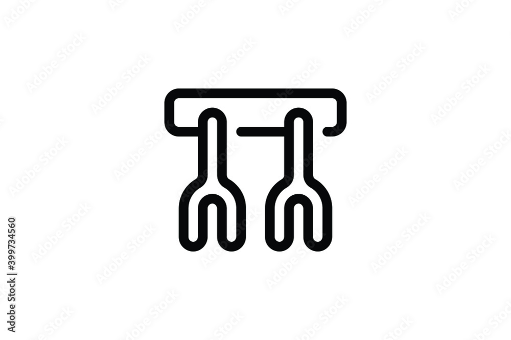 Kitchen Outline Icon - Fork Kitchen Outline Icon - Fork