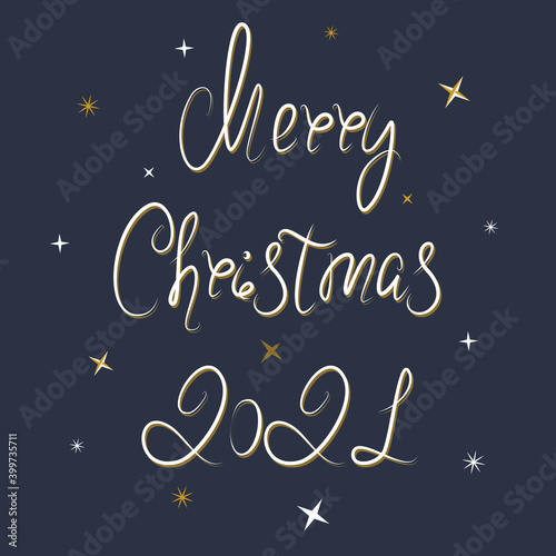 Christmas illustration with a Christmas