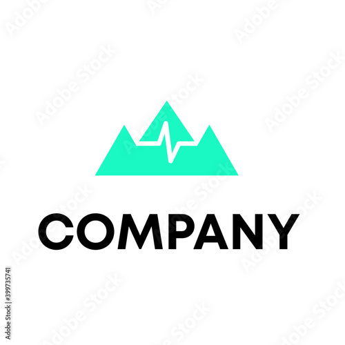 Mountain Heartbeat logo design