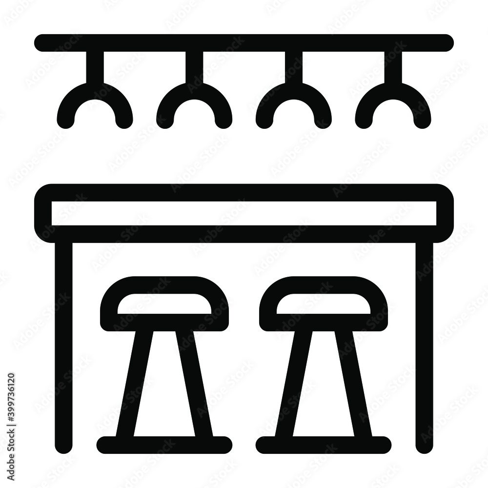 Drinking corner, solid icon of night bar
Drinking corner, solid icon of night bar