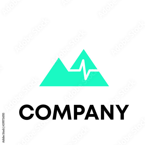Mountain Heartbeat logo design