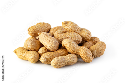 Peanut on a white