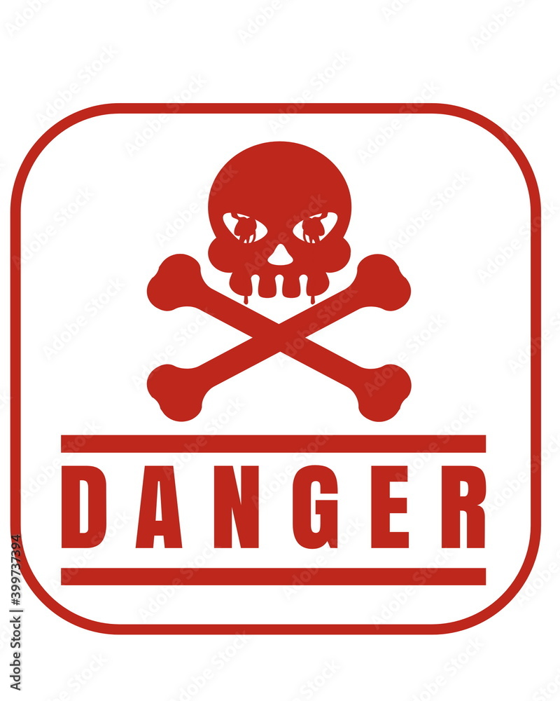 it is a symbol for dangerous zone it is a symbol for dangerous zone
