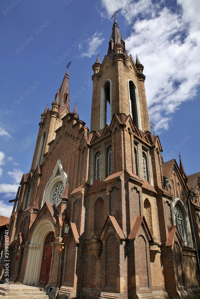 Church of the Transfiguration in Krasnoyarsk. Russia