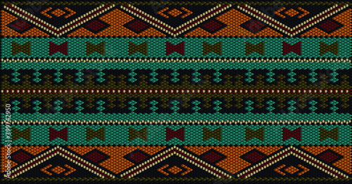  Ornament  is made in bright, juicy, perfectly matching colors. Ornament, mosaic, ethnic, folk pattern.