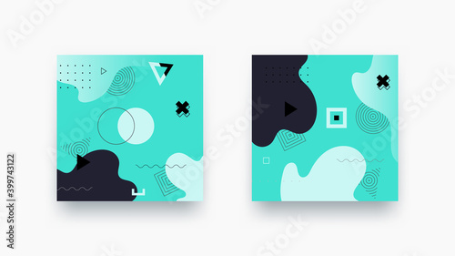 Dark vector geometric backround. Abstract design styled vintage trends 80-s. Minimalistic background