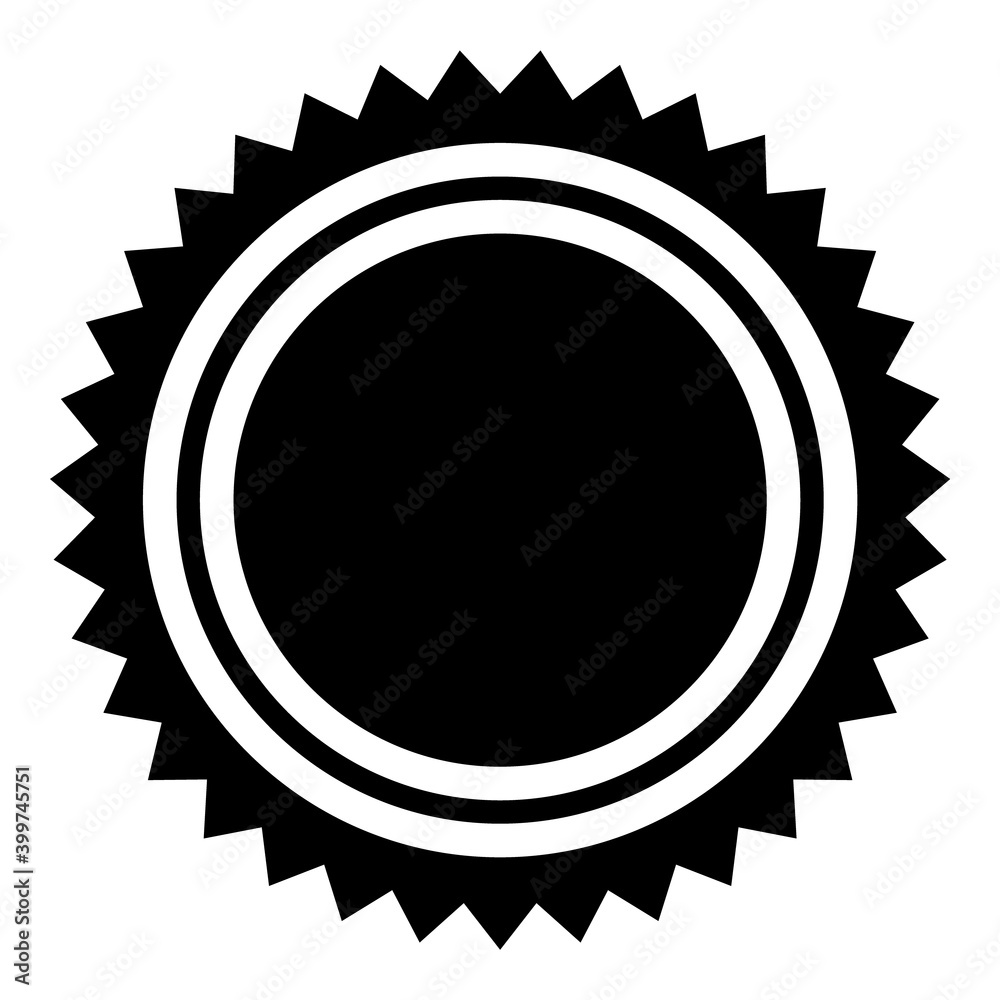 Warranty Stamp Sign Flat Icon Isolated On White Background Warranty Stamp Sign Flat Icon Isolated On White Background