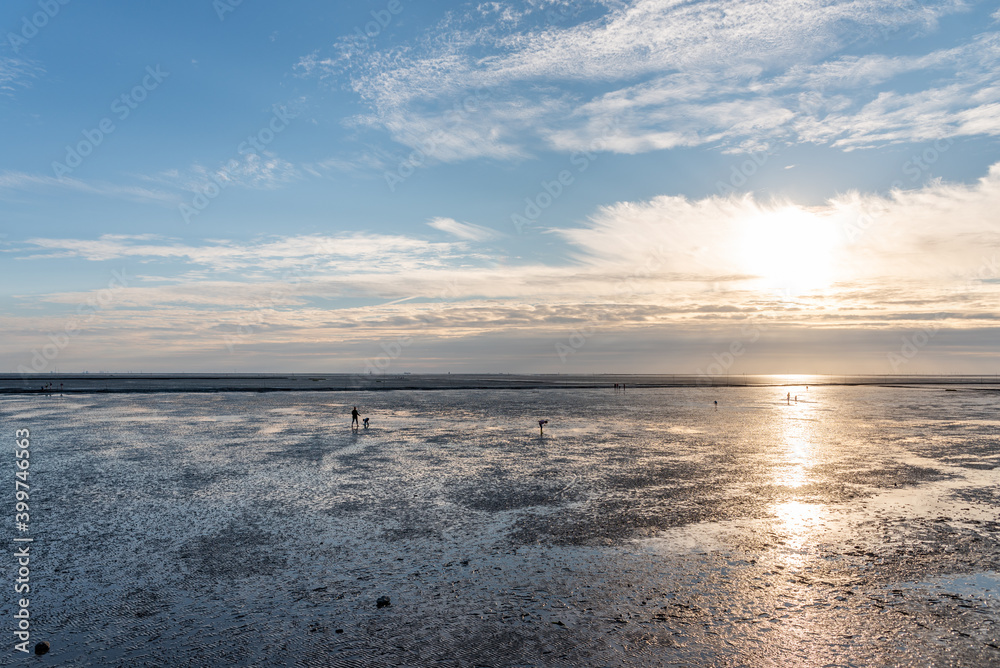 Obraz premium Wadden Sea by Dorum-Neufeld