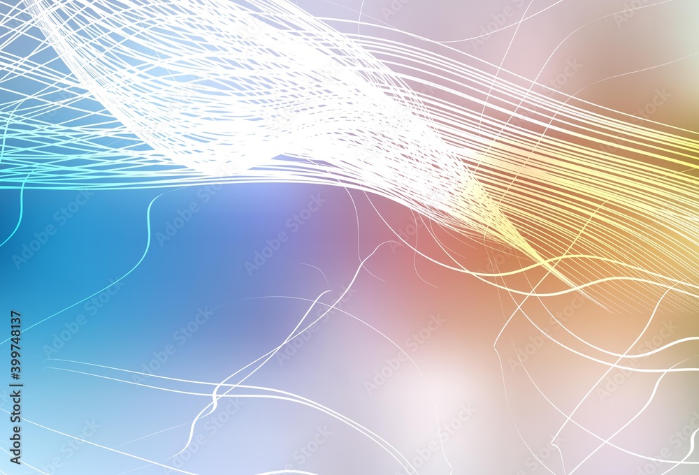 Light Blue, Yellow vector blurred shine abstract texture. Light Blue, Yellow vector blurred shine abstract texture.