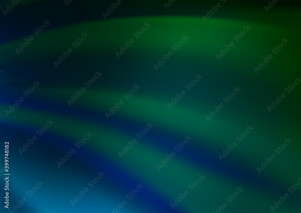 Fototapeta premium Dark Blue, Green vector abstract bright template.