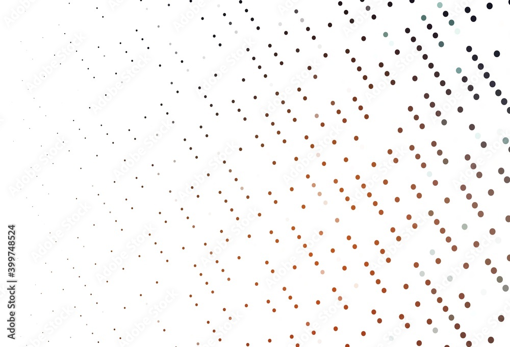 Light Orange vector texture with disks. Light Orange vector texture with disks.