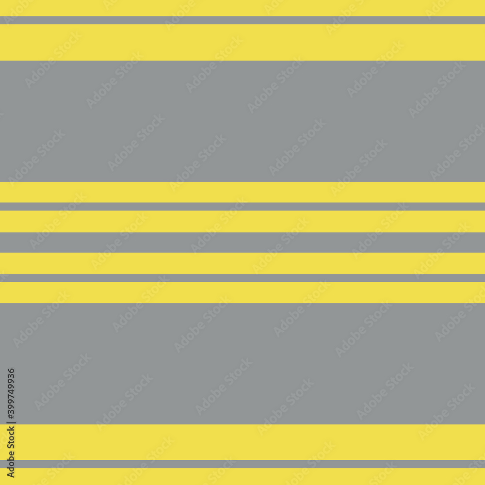 Classic shirting stripe in yellow and grey. Seamless vector pattern background. Stylish linear striped geometric backdrop. Horizontal all over print for apparel, textiles, home decor, packaging Classic shirting stripe in yellow and grey. Seamless vector pattern background. Stylish linear striped geometric backdrop. Horizontal all over print for apparel, textiles, home decor, packaging