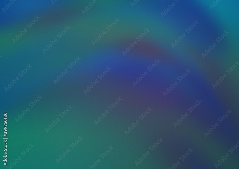 Fototapeta premium Light BLUE vector abstract blurred pattern.