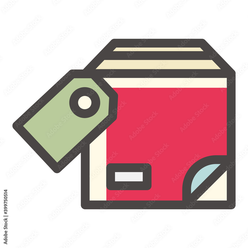 Parcel Info Tracking Flat Icon Isolated On White Background Parcel Info Tracking Flat Icon Isolated On White Background