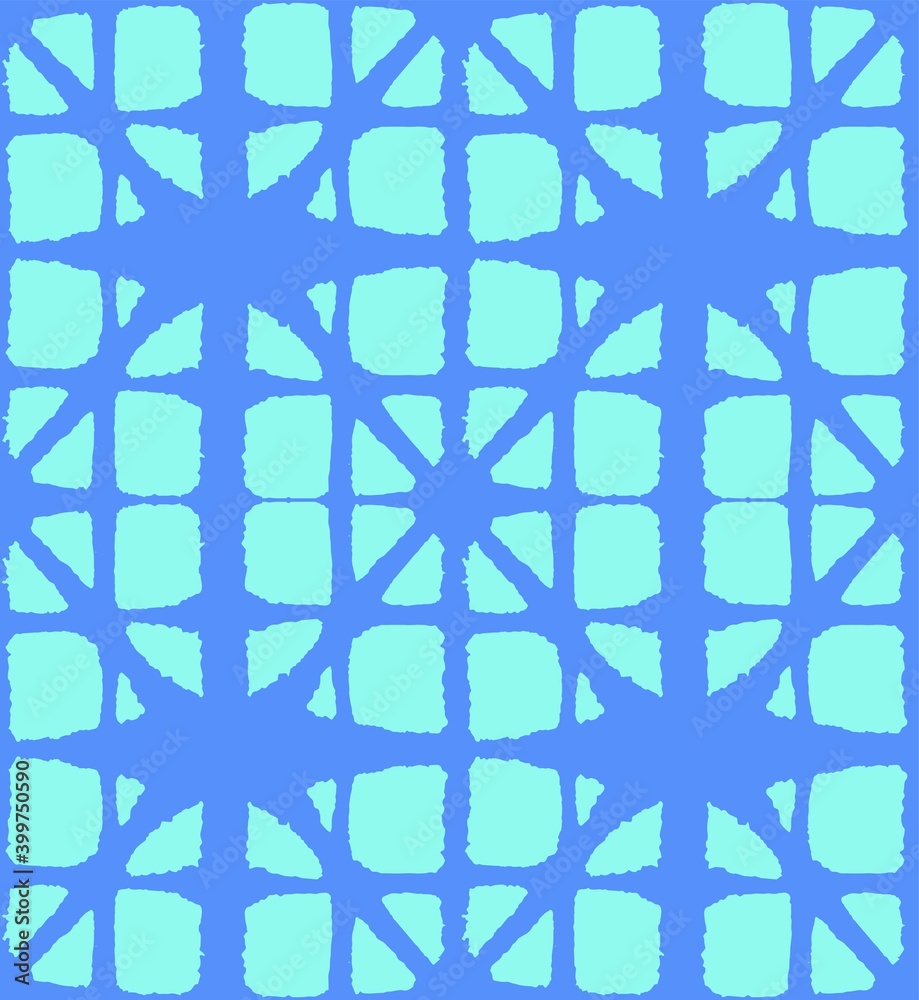 Japanese Tie Dye Seamless Pattern. Geometric Bohemian Asian Tie Dye