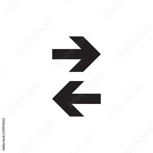 Arrow icon isolated on background. Trendy vector symbol. Arrow icon in flat style. Creative arrow template for web site, app, graphic design, ui and logo. Arrow vector symbol