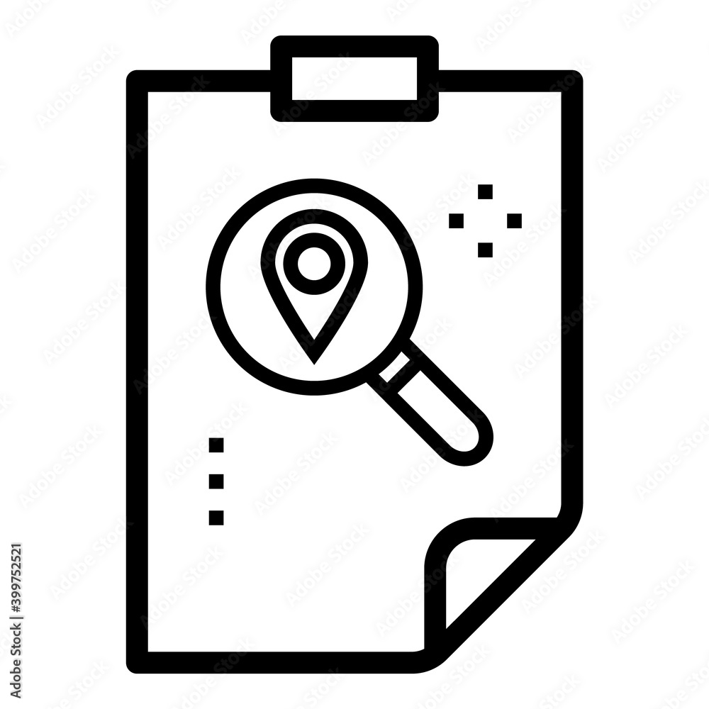 Architecture Geo Location Search Flat Icon Isolated On White Background Architecture Geo Location Search Flat Icon Isolated On White Background