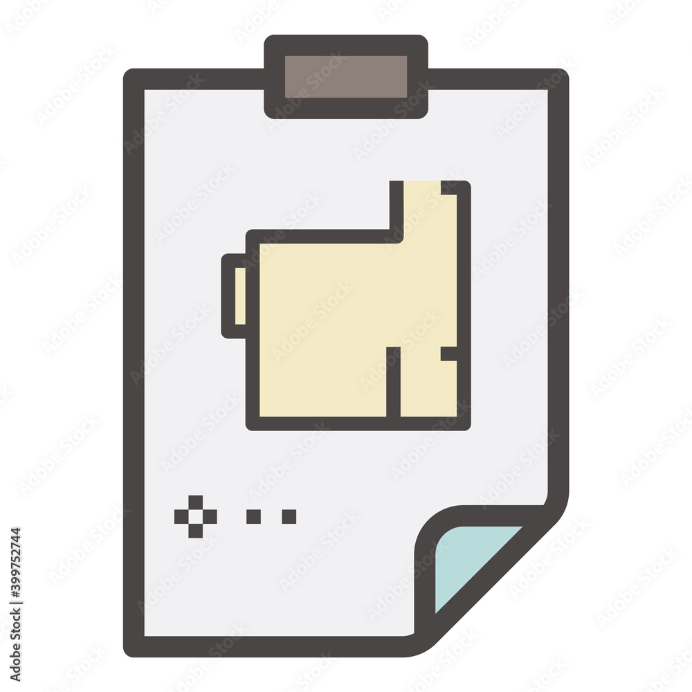 Architecture Design Plan Flat Icon Isolated On White Background Architecture Design Plan Flat Icon Isolated On White Background