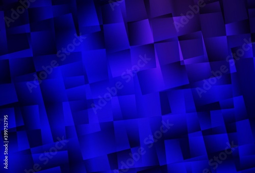Dark BLUE vector triangle mosaic background.