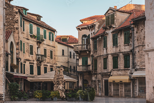 Fruit square in Split, Croatia