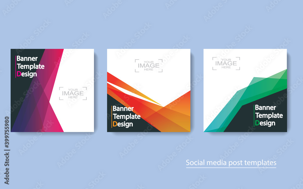 set banner social media post design,vector illustrations. set banner social media post design,vector illustrations.