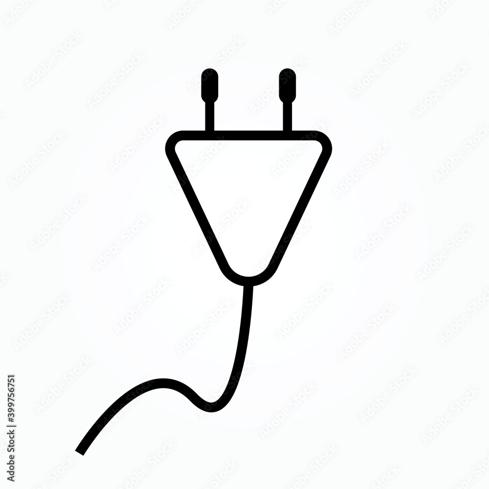 head plug icon. Plug vector icon, electric symbol. Simple, flat design. plugs icon,vector illustration head plug icon. Plug vector icon, electric symbol. Simple, flat design. plugs icon,vector illustration