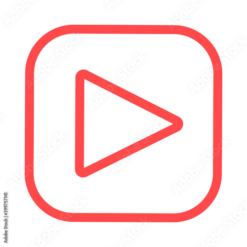 Free Download Play bubble button color icon - GFXLoad